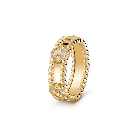 van cleef and arpels ring replica|van cleef perlee ring price.